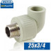 Угол с наружной резьбой Wavin D25x3/4"